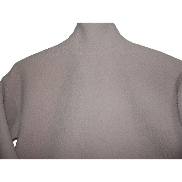 Old Navy 1/2-Zip Pullover Womens Large Sherpa Mauve Plum Pink jacket shirt - Picture 8 of 9